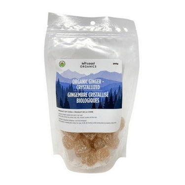 Organic Ginger Crystallized 200 Grams (Case Of 12) by Left Coast Naturals