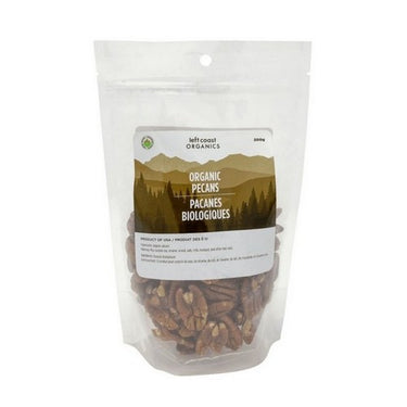 Organic Pecans Raw 200 Grams (Case Of 12) by Left Coast Naturals