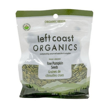 Organic Pumpkin Seeds Hulled Raw 700 Grams (Case Of 6) by Left Coast Naturals