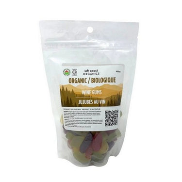 Organic Wine Gums 300 Grams (Case Of 12) by Left Coast Naturals