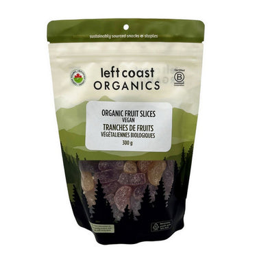 Organic Fruit Slices Vegan 300 Grams (Case Of 12) by Left Coast Naturals