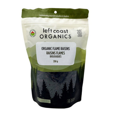 Organic Flame Raisins 350 Grams (Case Of 12) by Left Coast Naturals