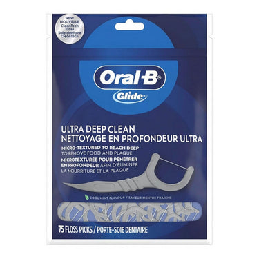Oral-B, Oral-B Glide Floss Picks Clean Mint, 75 Count