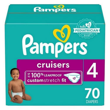 Pampers Cruisers Size 4 70 Count by Pampers