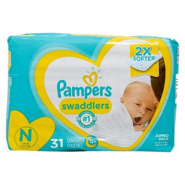 Pampers Swaddlers Jumbo Size-0 31 Count by Pampers