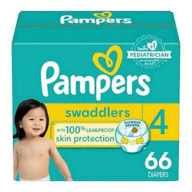 Pampers Swaddlers Super Size-4 66 Count by Pampers