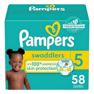 Pampers Swaddlers Super Size-5 58 Count by Pampers