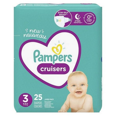 Pampers Cruisers Jumbo Size 3 25 Count by Pampers