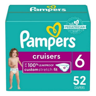 Pampers Cruisers Super Size 6 52 Count by Pampers