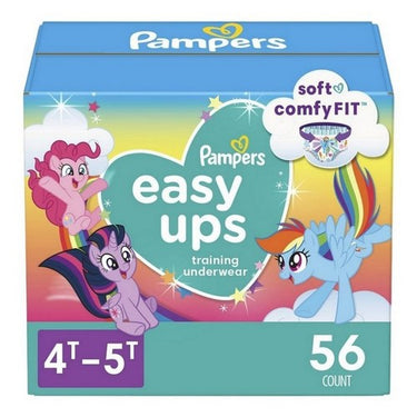 Pampers Easy Ups Girl Size 4T-5T 56 Count by Pampers