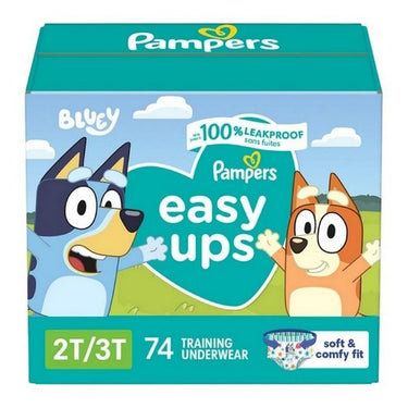 Pampers Easy Ups Boy Size 2T-3T 74 Count by Pampers