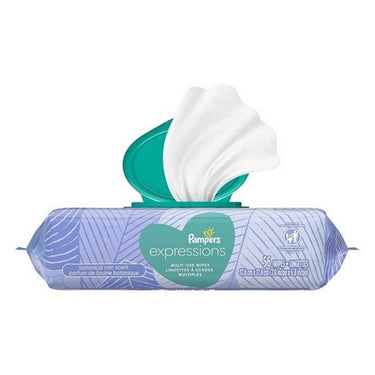 Pampers Baby Wipes Expressions Botanical Rain 56 Count by Pampers