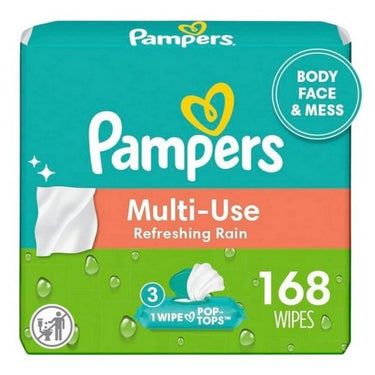 Pampers Baby Wipes Expressions Botanical Rain 168 Count by Pampers