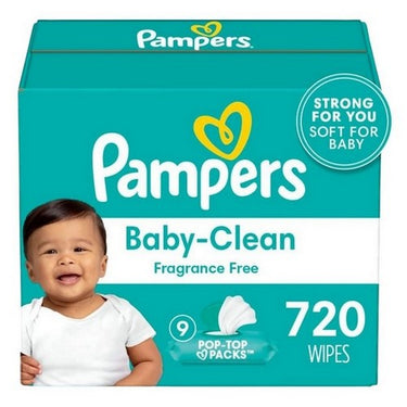 Pampers Baby Wipes Complete Clean Unscented 720 Count by Pampers