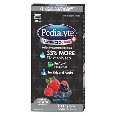 Pedialyte Advance Care Plus Berry Frost 6 X 17 Grams by Pedialyte