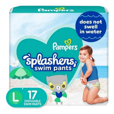 Pampers Splashers Size Large 17 Count by Pampers