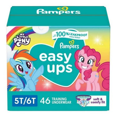 Pampers Easy Ups Girl Size 5T-6T 46 Count by Pampers