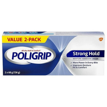 Poligrip Strong Hold Duo 136 Grams by Poligrip