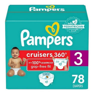 Pampers Cruisers Super Size 3 78 Count by Pampers