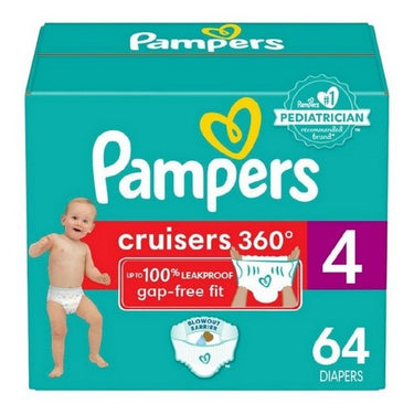 Pampers Cruisers Super Size 4 64 Count by Pampers