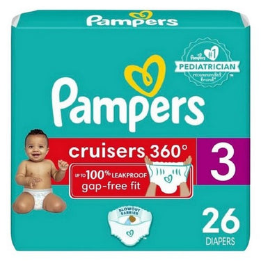 Pampers Cruisers 360 Size 3 26 Count by Pampers