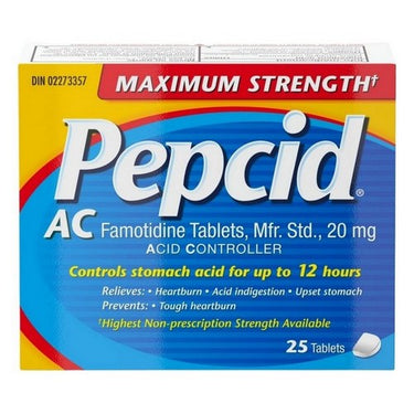 Pepcid Ac Maximum Strength 25 Tabs by Pepcid