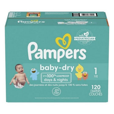 Pampers Baby Dry Super Size-1 120 Count by Pampers