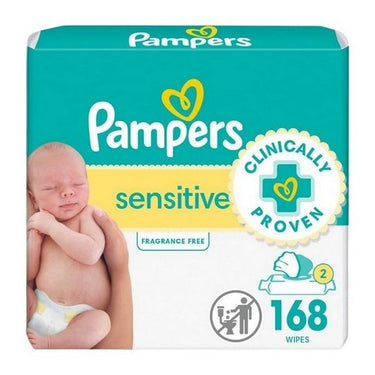 Pampers Baby Wipes Sensitive 168 Count by Pampers