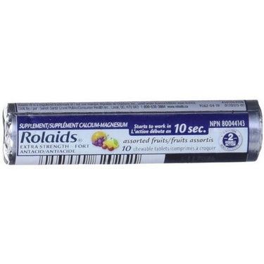 Rolaids Extra Strength Chew Fruit Single Roll 10 Count by Rolaids