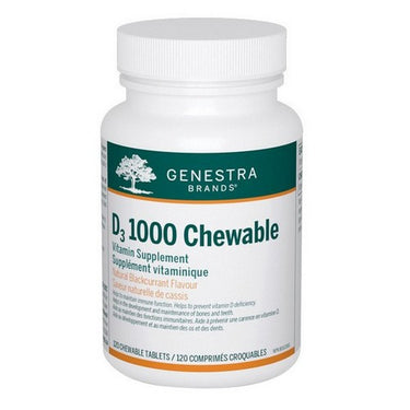 VitaminD3 1000 Chewable 120 Chewable Tablets by Genestra Brands