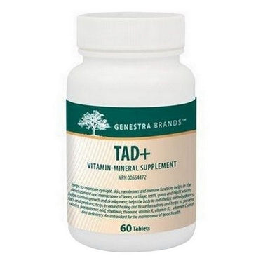 TAD+ Vitamin and Mineral Supplement 60 Tablets by Genestra Brands