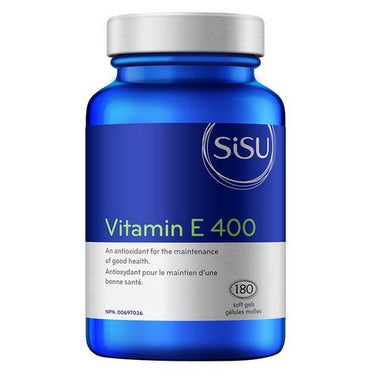 SISU, Vitamin E, 400 IU, 180 Softgels