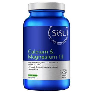 Calcium & Magnesium 1:1  300 Capsules by SISU