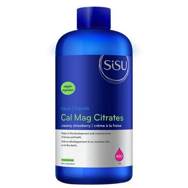 SISU, Calcium Magnesium Citrate Creamy Strawberry, 450 Ml