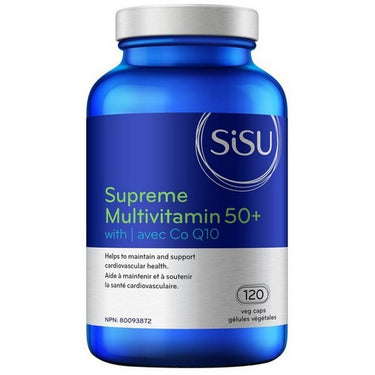 Supreme Multivitamin 50+ With Co Q10  120 VegCaps by SISU