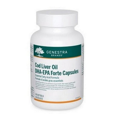 Cod Liver Oil DHA-EPA Forte 60 Softgels by Genestra Brands