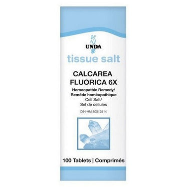 Calcarea Fluorica 6X 100 Tablets by Unda