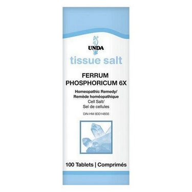 Ferrum Phosphoricum 6X 100 Tablets by Unda