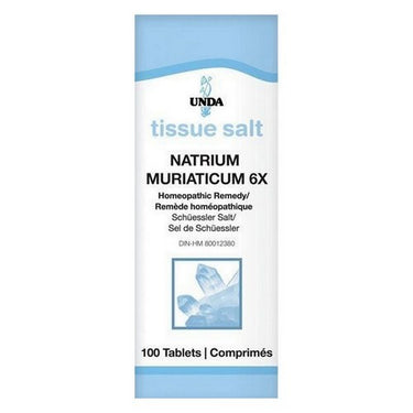 Natrium Muriaticum 6X 100 Tablets by Unda