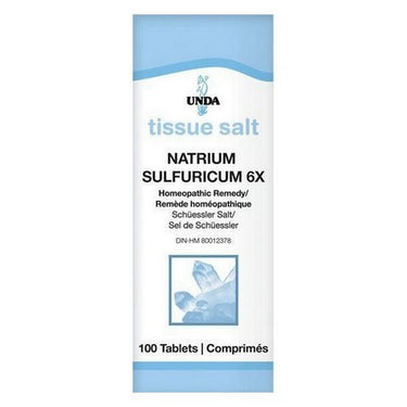 Natrium Sulfuricum 6X 100 Tablets by Unda