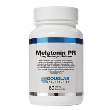 Douglas Laboratories, Melatonin PR 3 mg Prolonged-Release, 60 Tablets