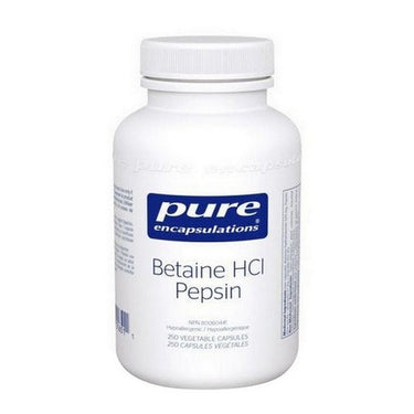 Betaine HCL Pepsin 250 VegCaps by Pure Encapsulations