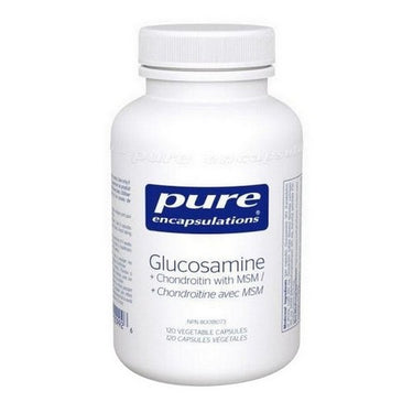 Glucosamine + Chondroitin with MSM 120 VegCaps by Pure Encapsulations