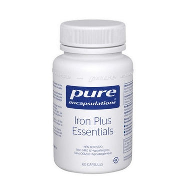 Iron Plus Essentials 60 VegCaps by Pure Encapsulations