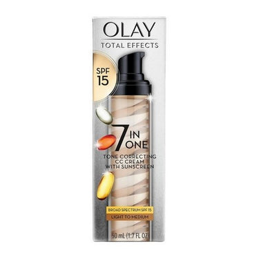 Olay Total Effect Tone Correcting Pale Medium SPF 15 50 Ml by Olay