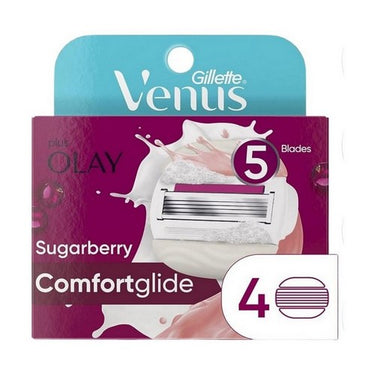 Gillette Venus Plus Olay Cartridge Sugarberry 4 Count by Gillette