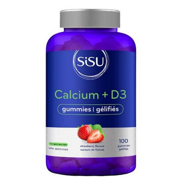 Calcium Plus Vitamin D3 100 Gummies by SISU