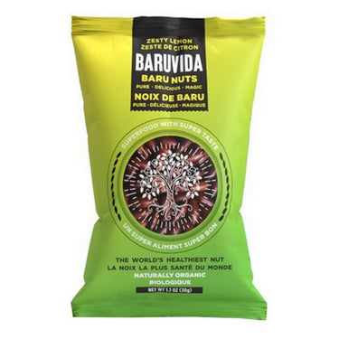 Baruvida Baru Nuts Zesty Lemon 12 X 30 Grams by Baruvida