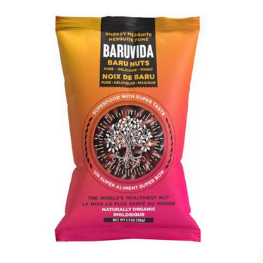 Baruvida Baru Nuts Smokey Mesquite 12 X 30 Grams by Baruvida