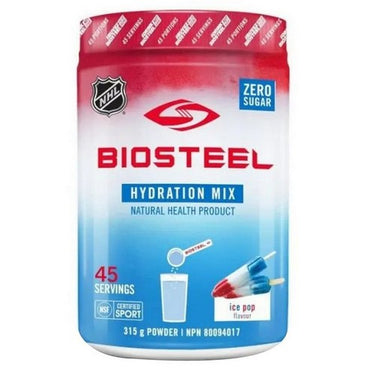 BioSteel Hydration mix Ice Pop 315 Grams by Biosteel